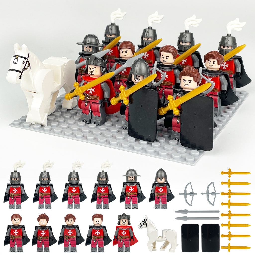 Medieval Knights and Soldiers Lot 12pcs - 1622