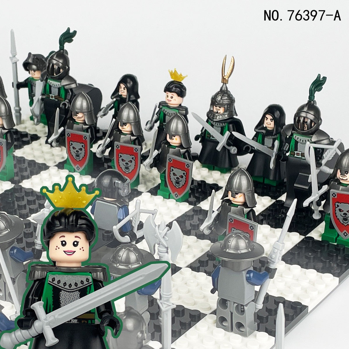 Medieval Knights and Soldiers Lot 16pcs - 76397-A