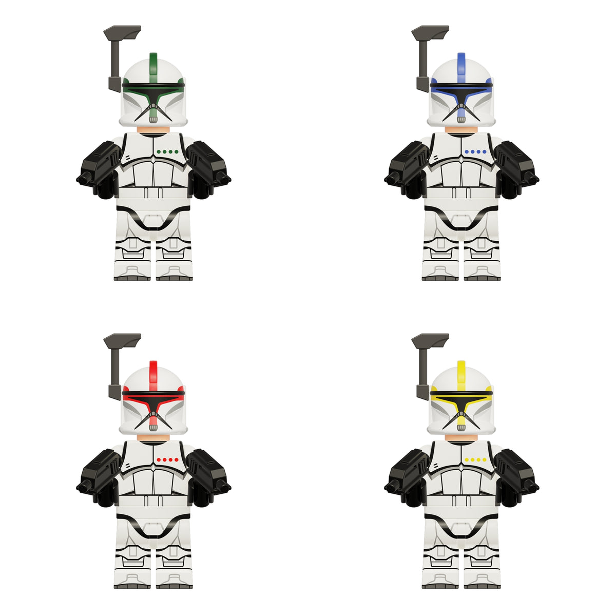 Star Wars Phase 1 ARC Troopers Ranked Custom Minifigures