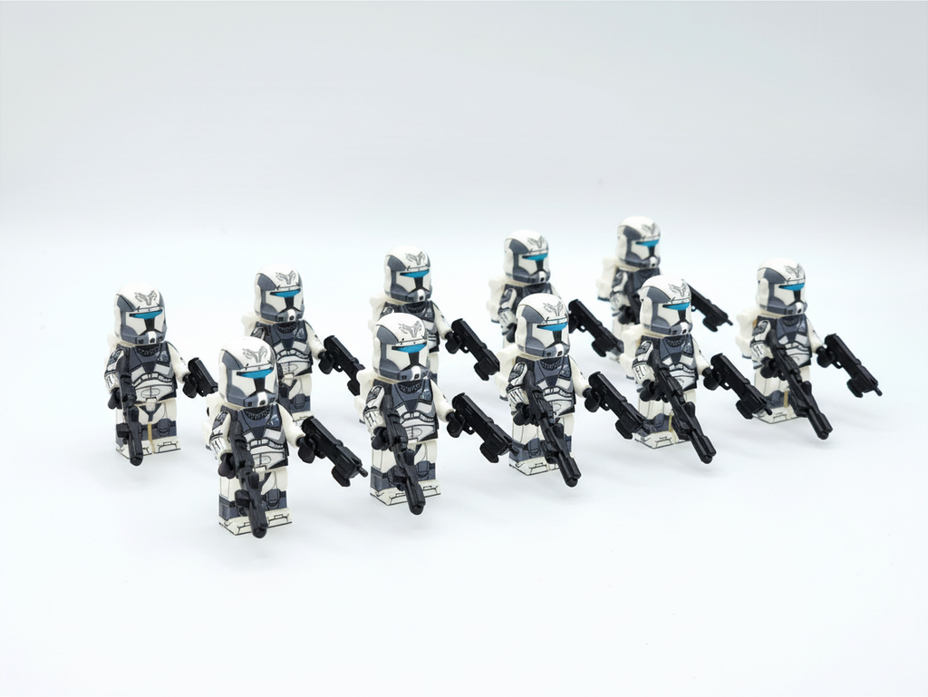 Star Wars 104th Wolfpack Clone Commandos Custom Minifigures Set WM