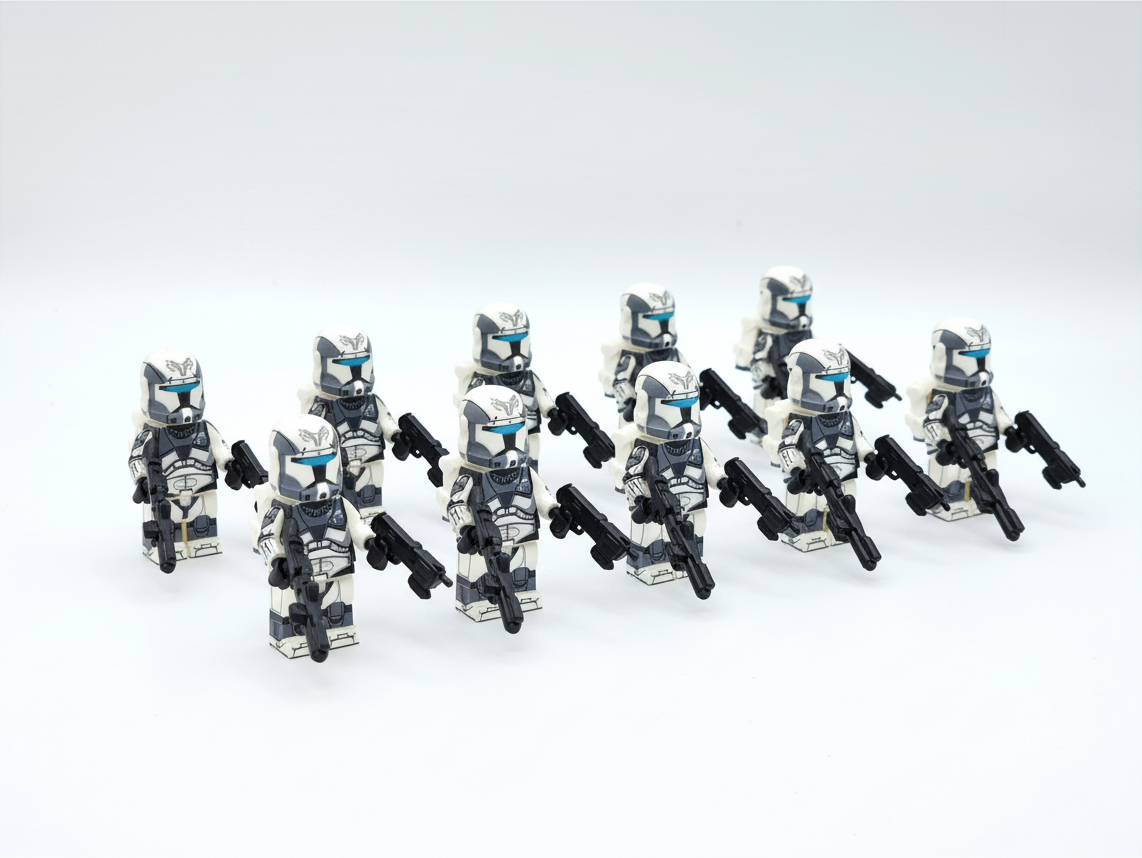 Star Wars 104th Wolfpack Clone Commandos Custom Minifigures Set WM