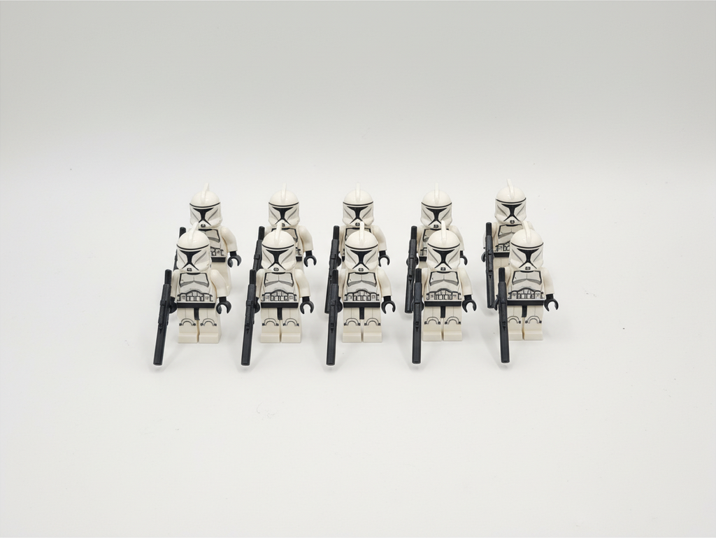 Star Wars Phase 1 Clone Troopers Shinies Minifigures Set