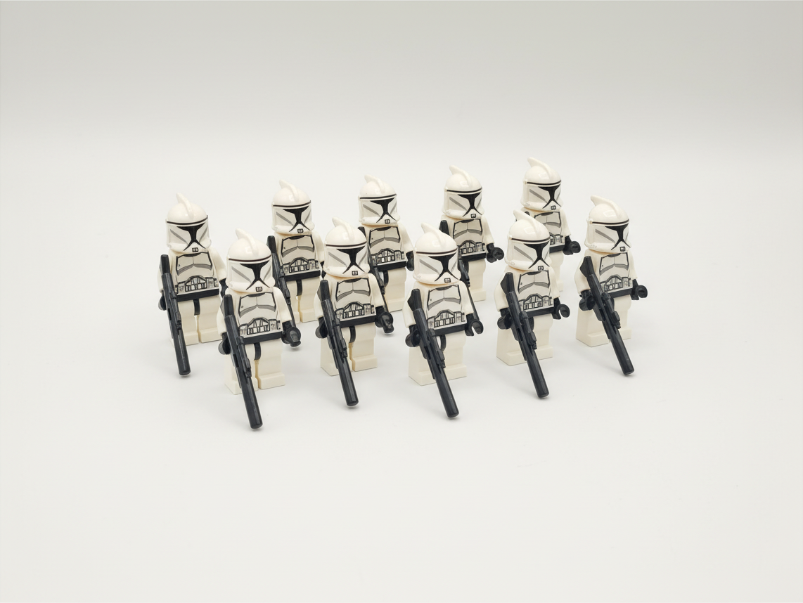Star Wars Phase 1 Clone Troopers Shinies Minifigures Set