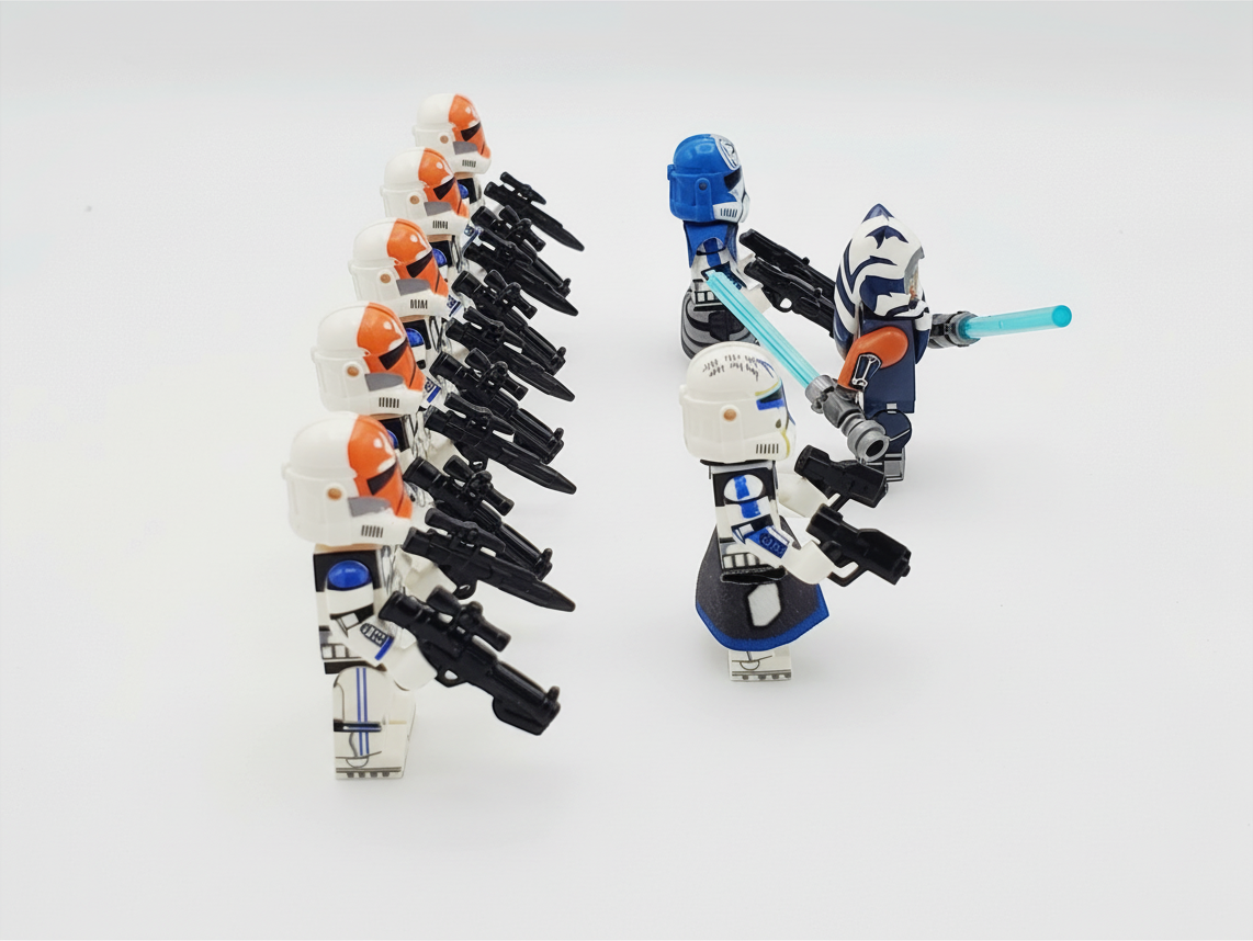 Star Wars 332nd Company Ahsoka Tano Rex Jesse 8 Minifigures Set