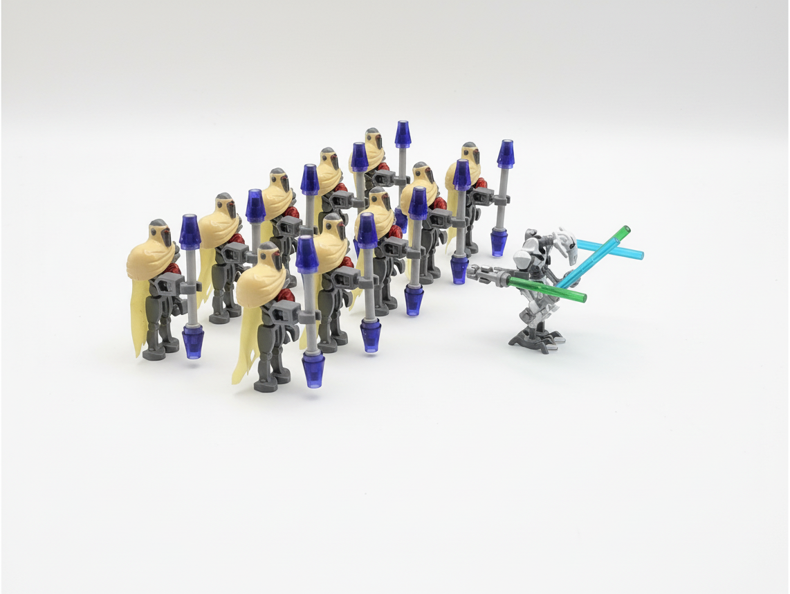 Star Wars General Grievous Mangaguards IG-100 Bodyguard Droids Custom Set 11pcs