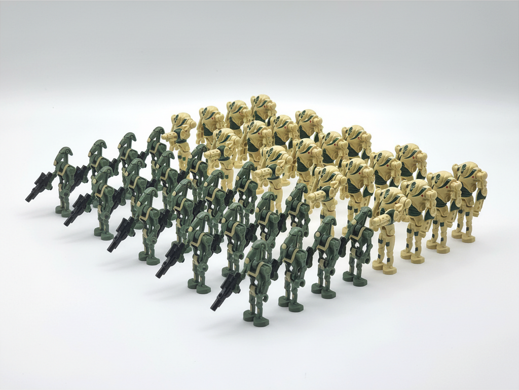 Star Wars Kashyyyk Battle Droids + Super Battle Droids 40 Minifigures Set