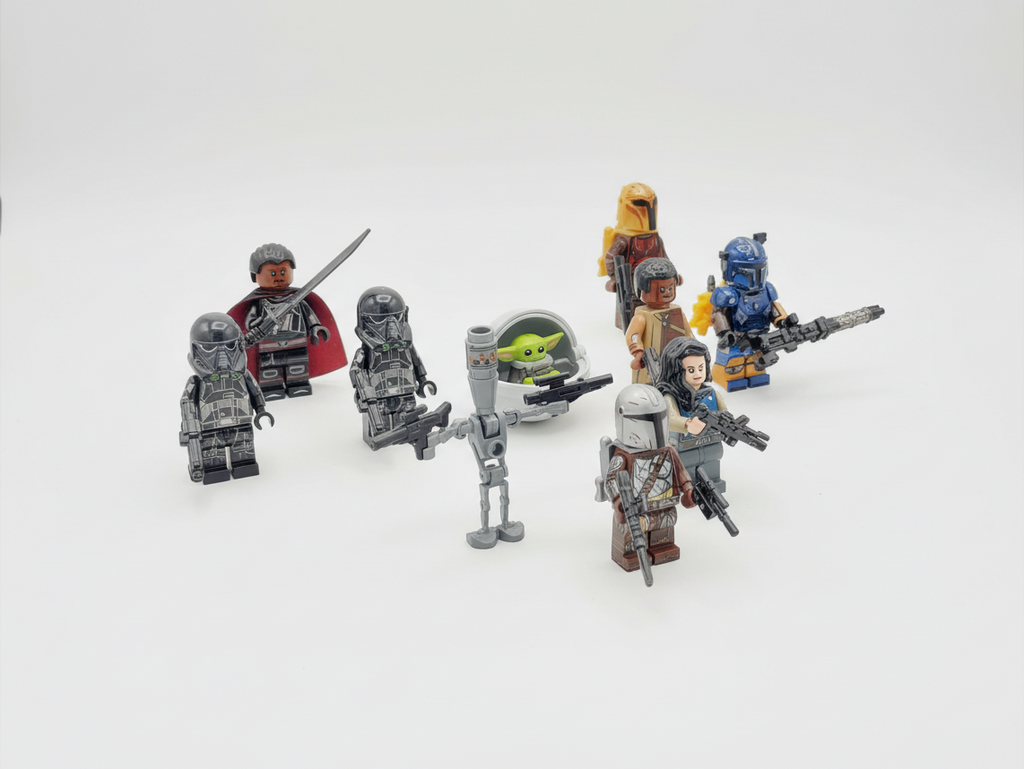 Star Wars Mandalorian Series Season 1 Custom 10 Minifigures Set