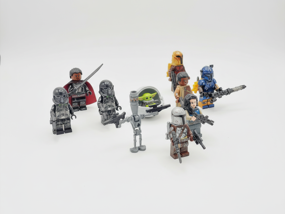 Star Wars Mandalorian Series Season 1 Custom 10 Minifigures Set