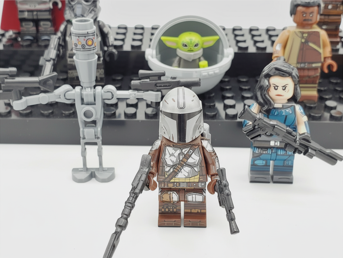 Star Wars Mandalorian Series Season 1 Custom 10 Minifigures Set