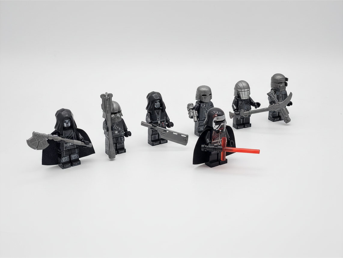 Star Wars The Knights of Ren Kylo Ren 7 Minifigures Set