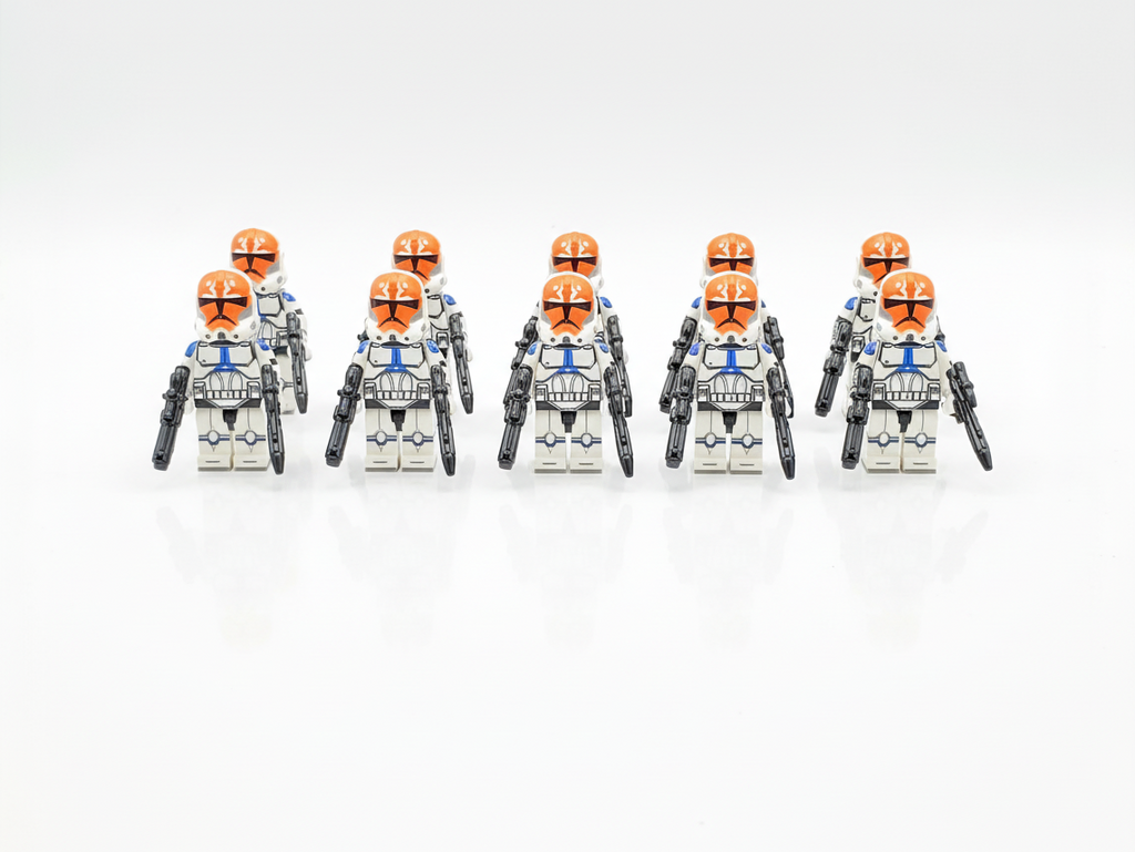 Star Wars 332nd Ahsoka Clone Troopers Minifigures Set