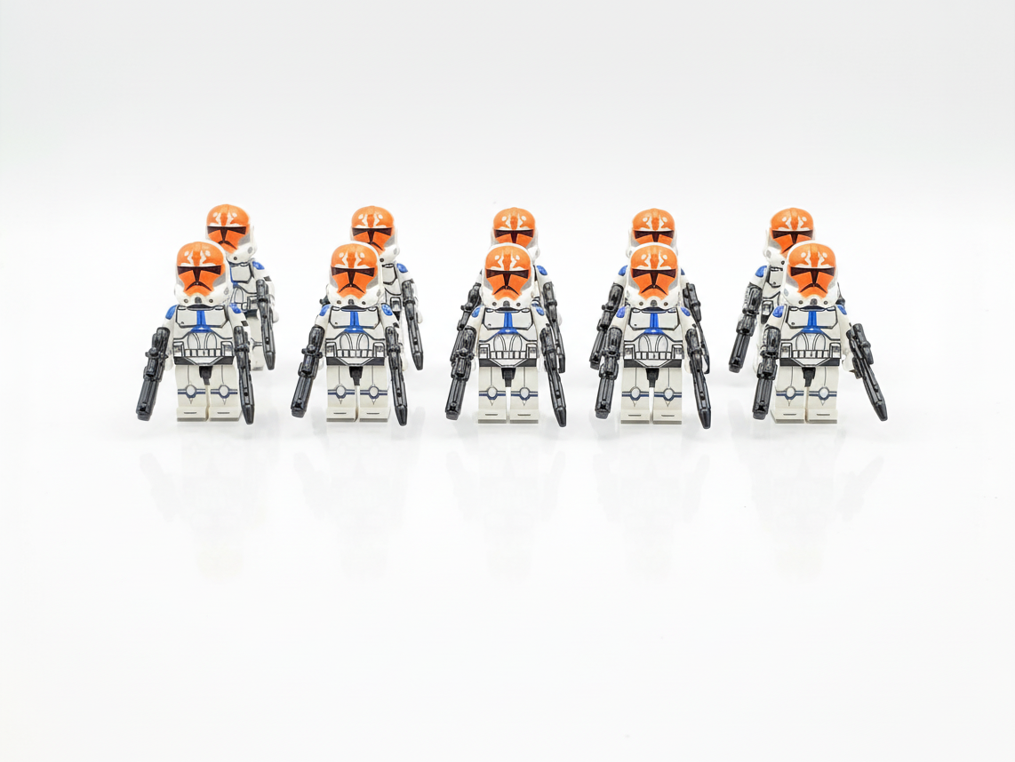 Star Wars 332nd Ahsoka Clone Troopers Minifigures Set
