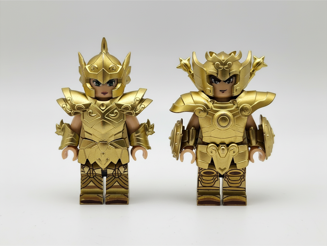 Saint Seiya Gold Saints Custom Anime Minifigures 6pcs Set 2