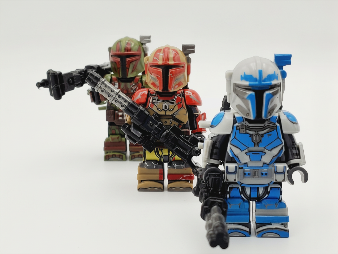 Star Wars Heavy Mandalorians Custom 8 Minifigures Set