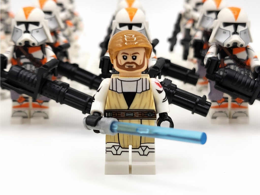 Star Wars 212th Obi Wan Commander Cody Heavy Clone Troopers Army Set 22pcs Minifigures Set
