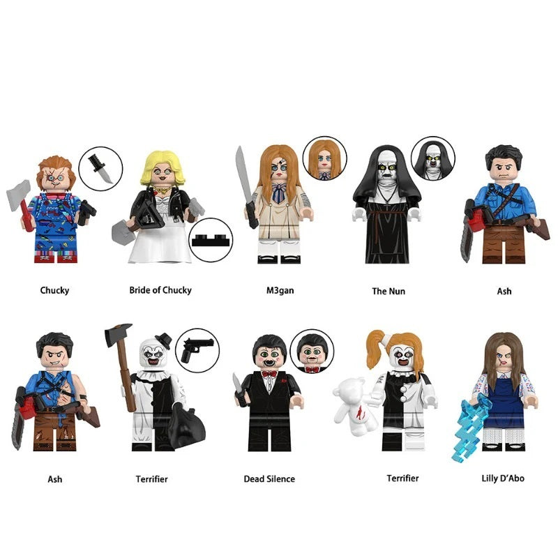 Horror Movie Characters Custom Minifigures