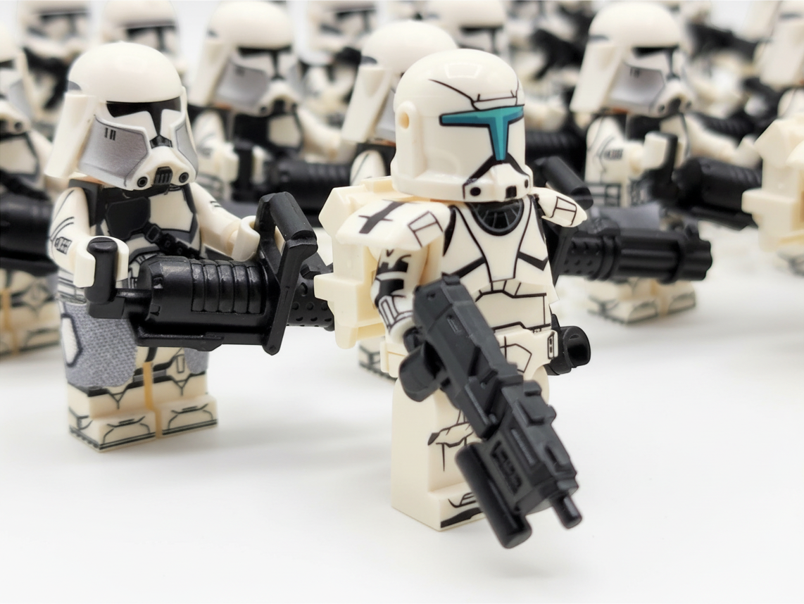 Star Wars Obi Wan Anakin Phase 2 Army Custom Minifigures Set 25pcs