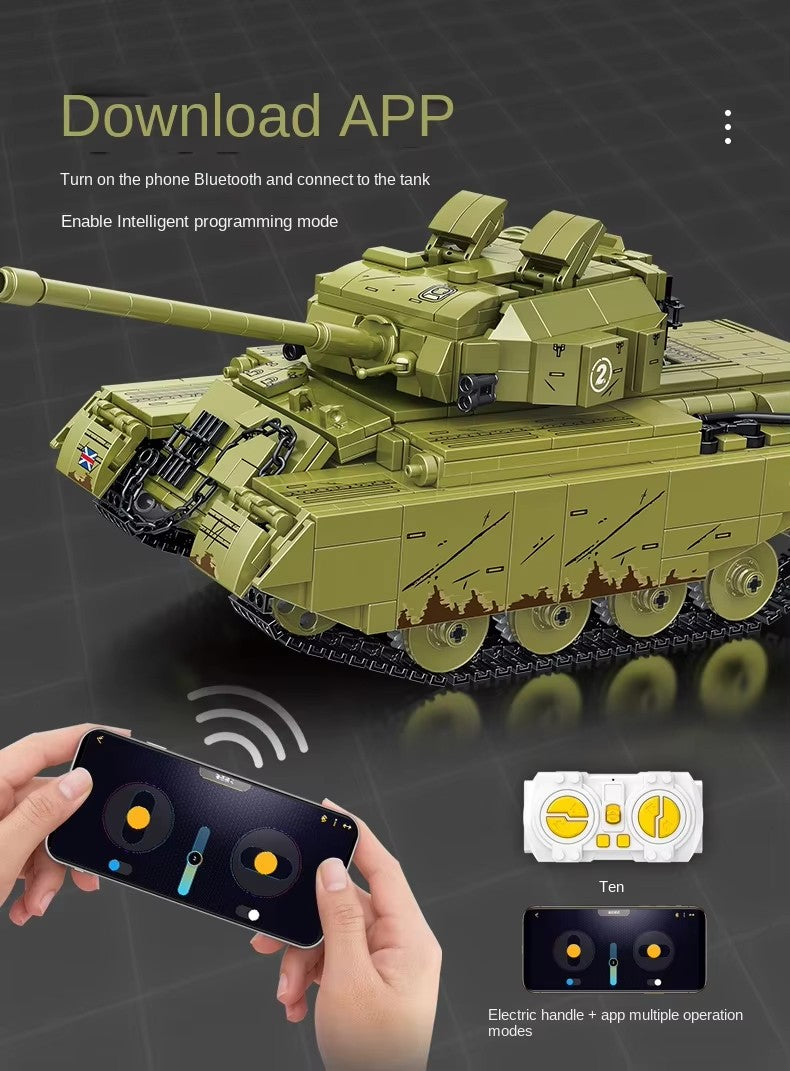 Centurion Main Battle Tank Military Army Building Block Set RC 984pcs