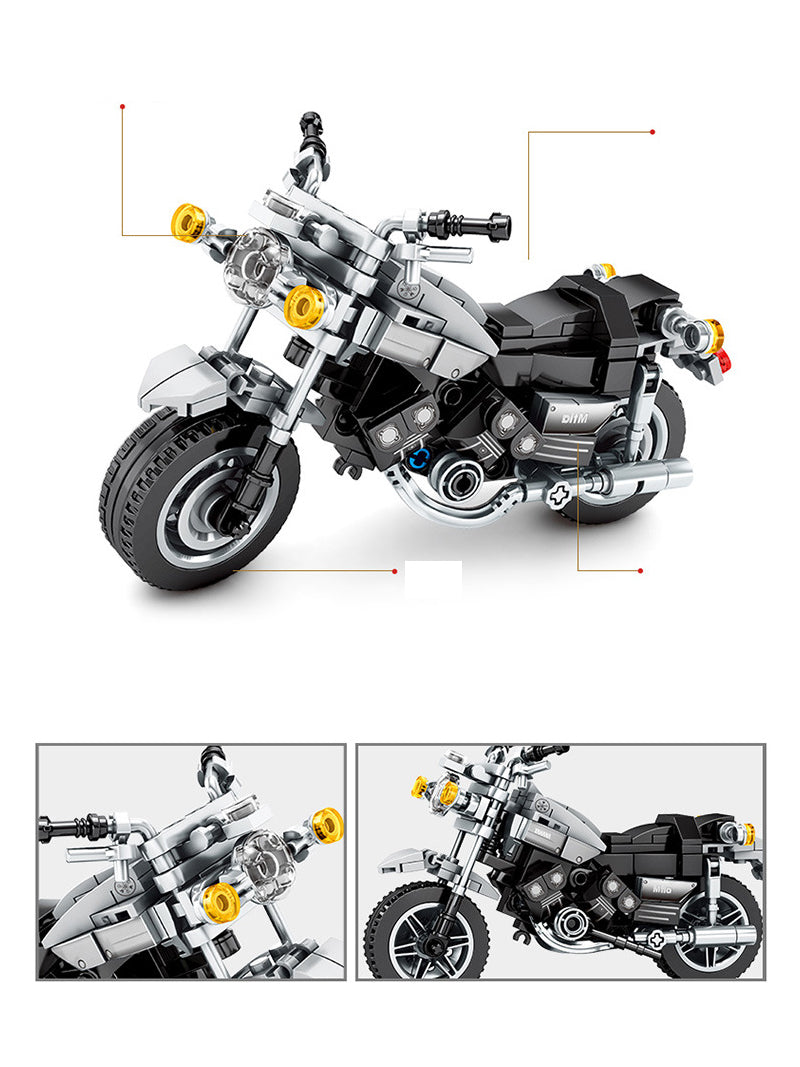 Motorcycle Custom Building Block Set Model 6