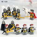 Medieval Knights and Soldiers Lot 12pcs - 1628