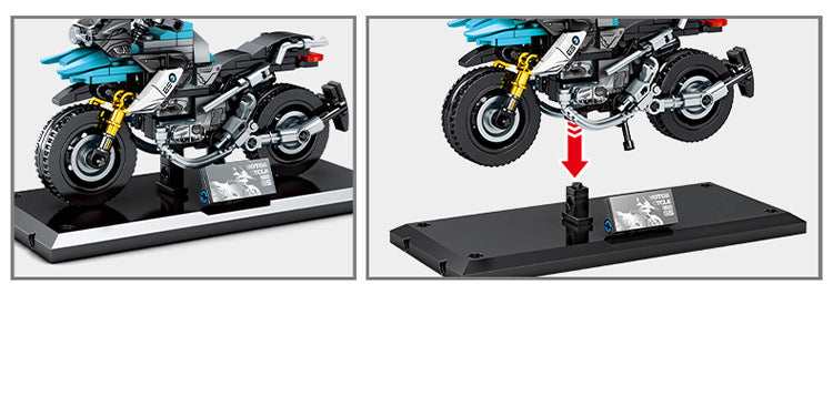Motorcycle Custom Building Block Set Model 4