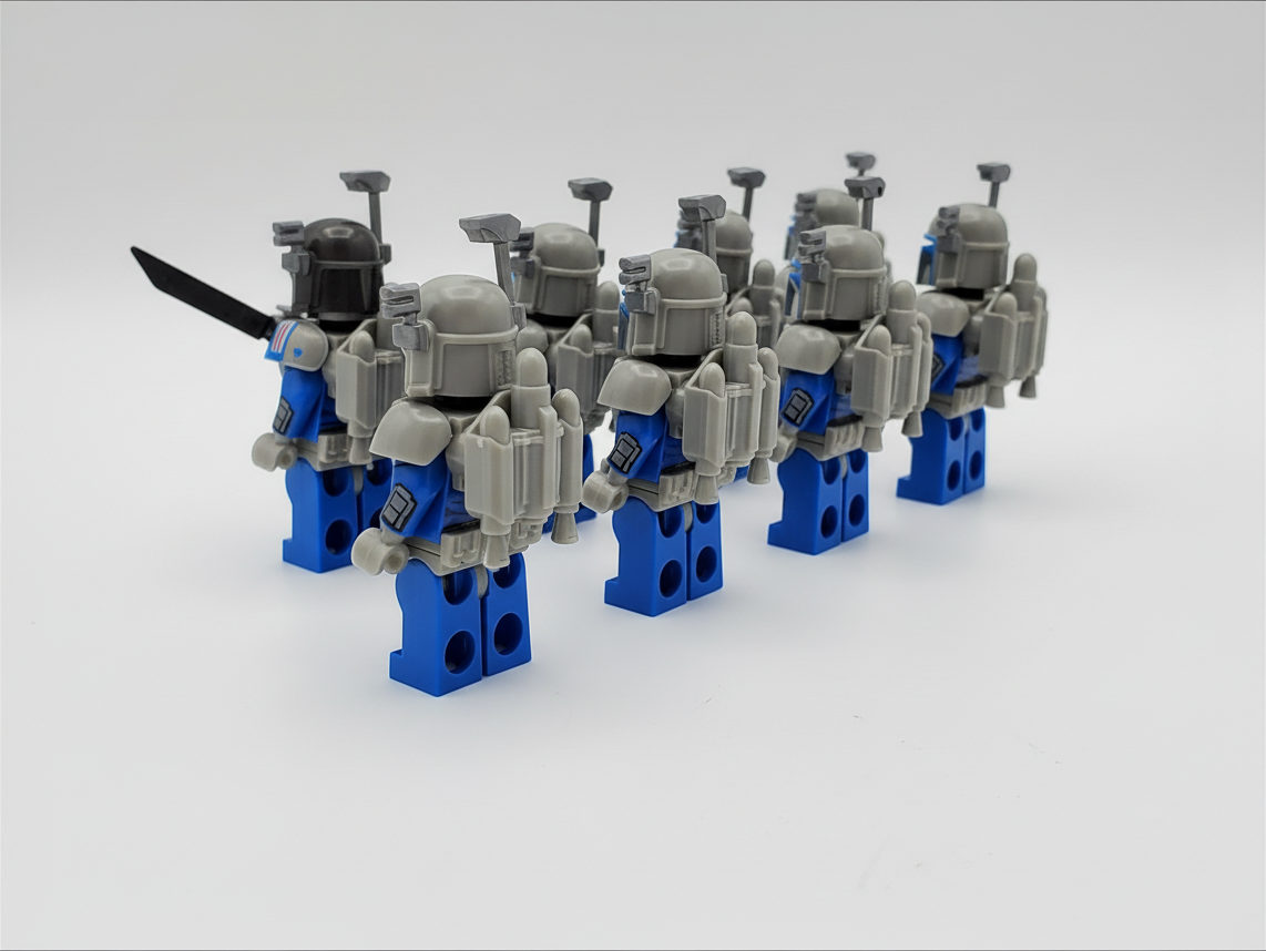 Star Wars Pre Vizsla Death Watch Mandalorian Army 11 Minifigures Set