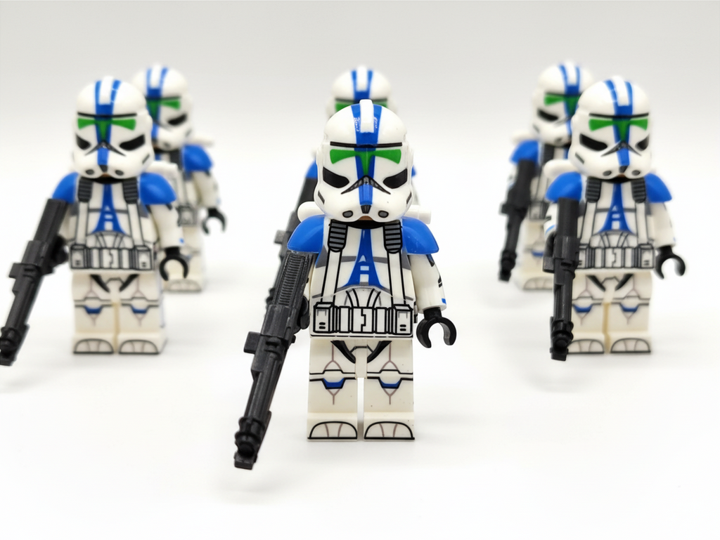 Star Wars 501th Jetpack Clone Troopers Custom Minifigures Set XH