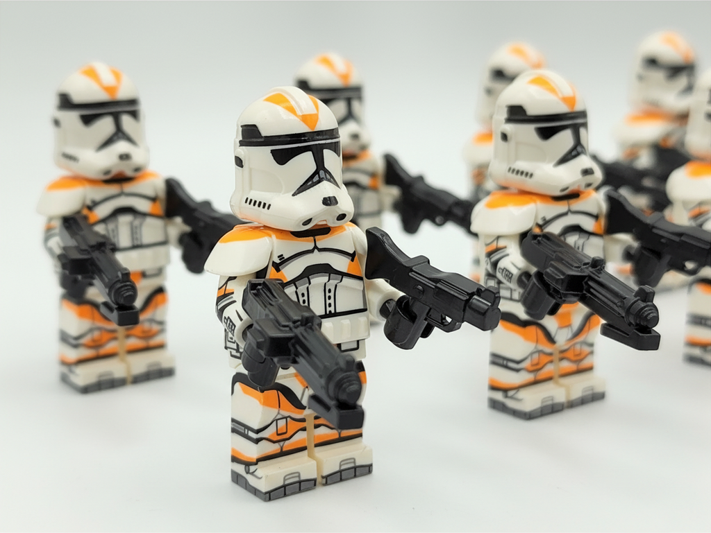 Star Wars Commander Cody Waxer and Boil 212th Attack Battalion Custom Armored Clone Troopers Set