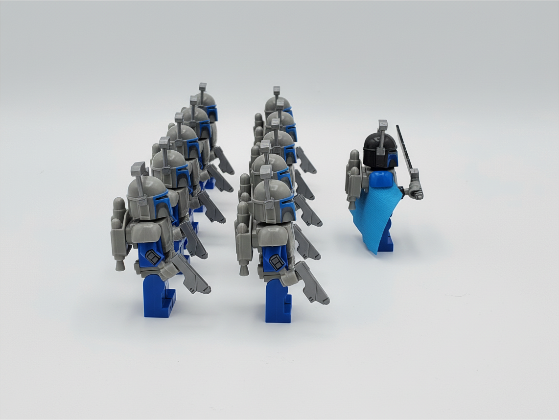 Star Wars Pre Vizsla Death Watch Mandalorian Army 11 Minifigures Set