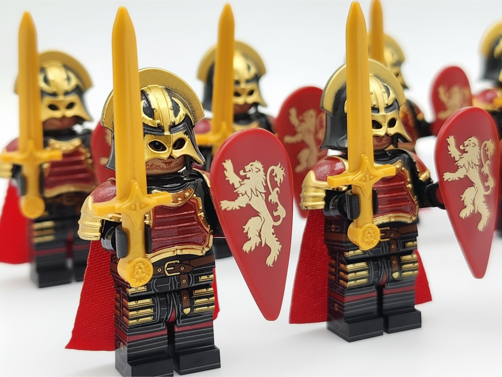 Game of Thrones House Lannister The Golden Knights Custom Minifigures Set