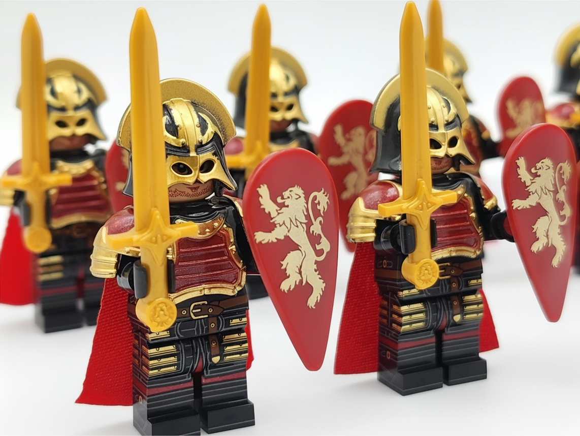 Game of Thrones House Lannister The Golden Knights Custom Minifigures Set
