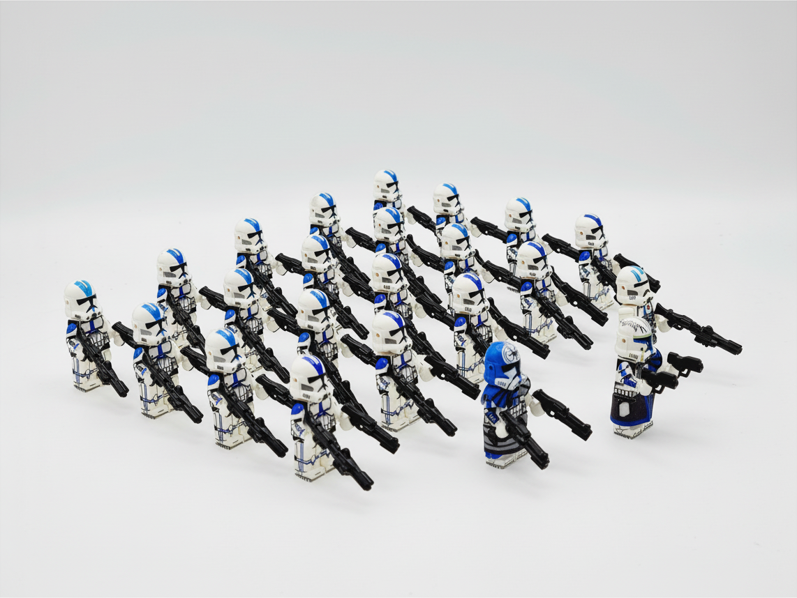 Star Wars 501st Captain Rex Jesse Echo Clone Troopers Army Set 23pcs Minifigures Set