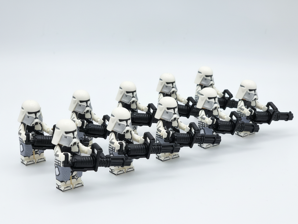 Star Wars Phase 2 Heavy Clone Troopers Custom Minifigures Set