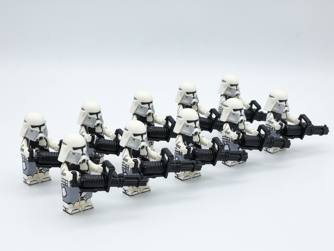 Star Wars Phase 2 Heavy Clone Troopers Custom Minifigures Set