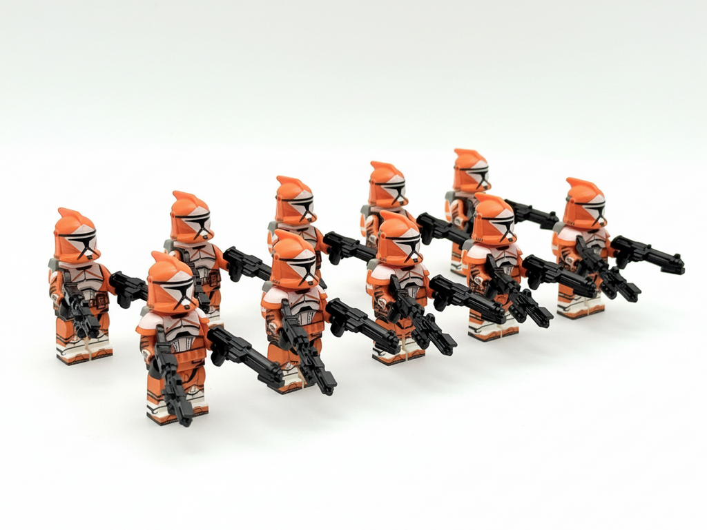 Star Wars Phase 1 Bomb Squad Clone Trooper Custom Minifigures