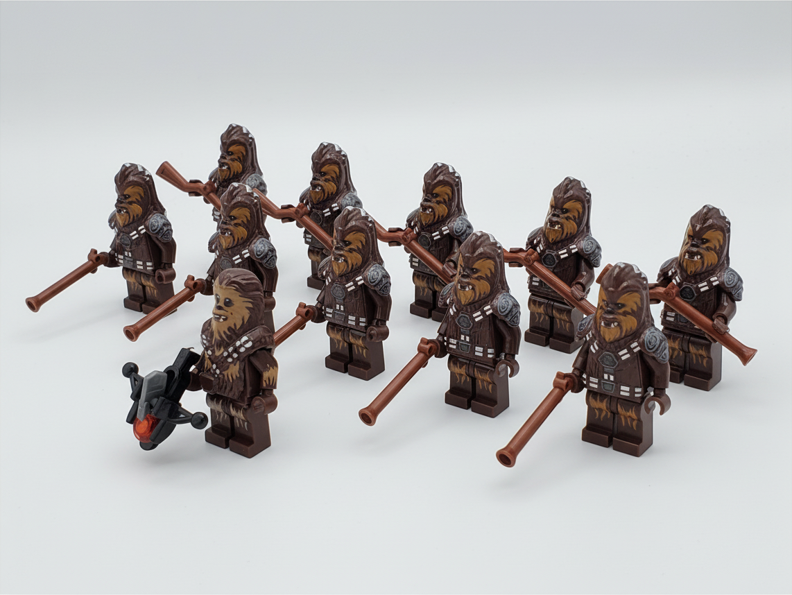 Star Wars Chewbacca & Friends Wookie Army 11 Minifigures Set