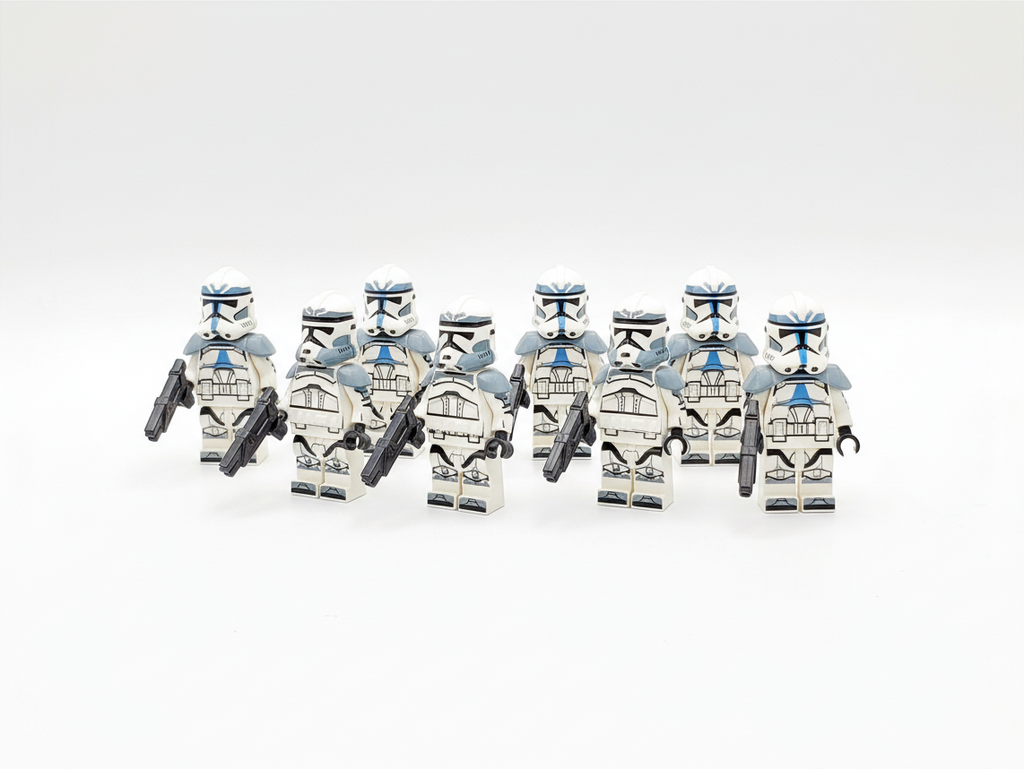 Star Wars Wolfpack Clones Armored Custom Minifigures Set