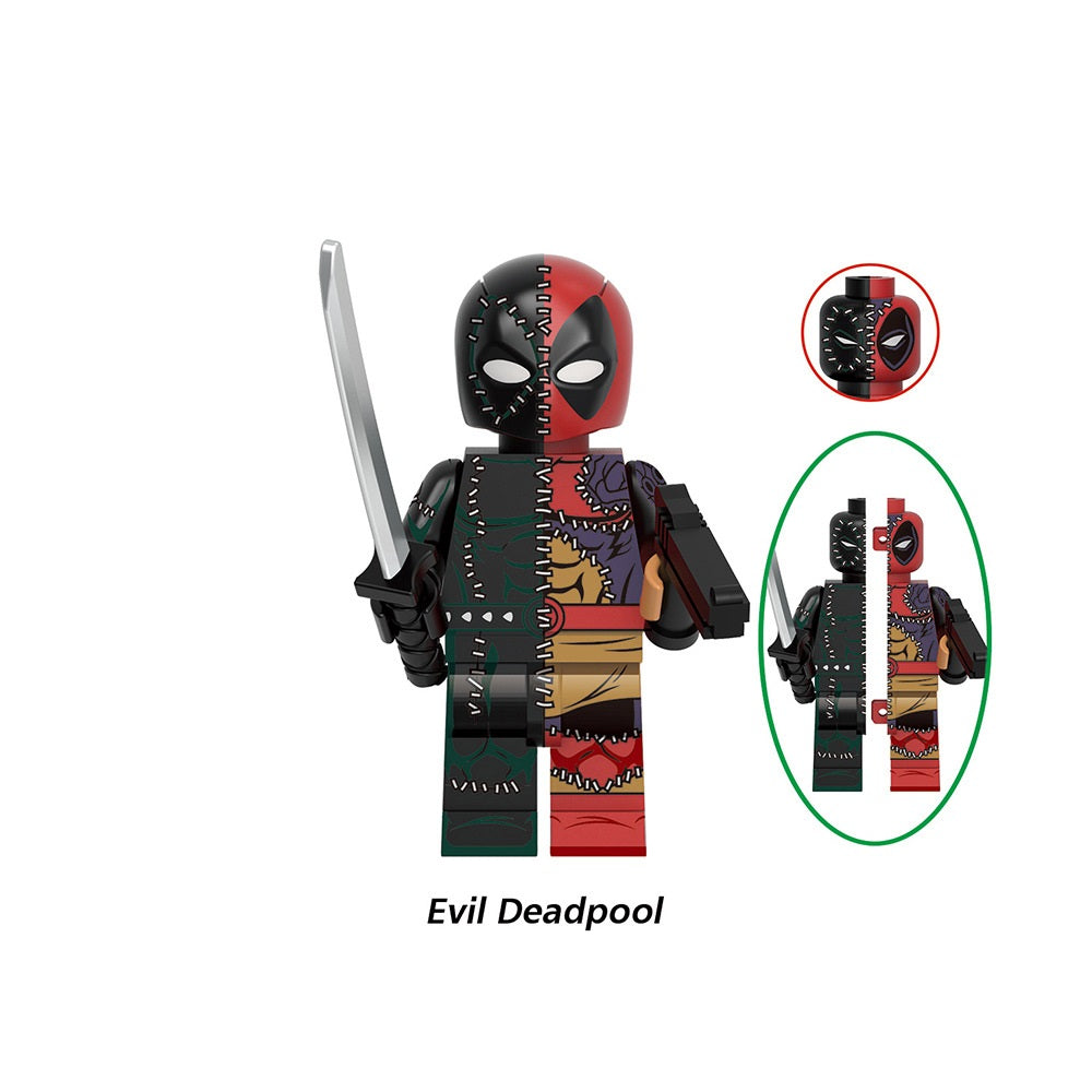 Deadpool  & Wolverine Movie Series Custom Minifigures Set XH