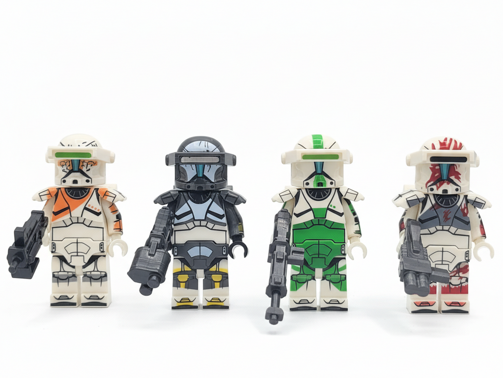 Star Wars Clone Commandos Delta Squad + Assortment 13x Minifigures Set