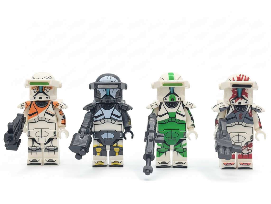 Star Wars Clone Commandos Delta Squad + Assortment 13x Minifigures Set