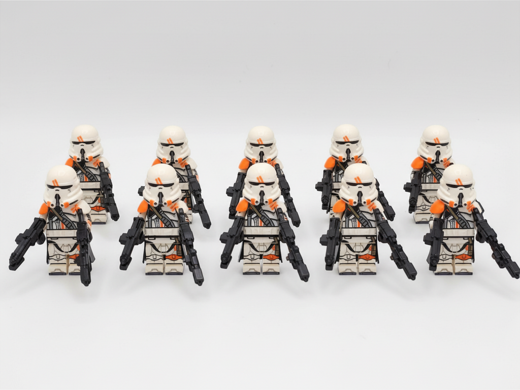 Star Wars Phase 2 212th AIrborne Clone Troopers Paratroopers Custom Minifigures