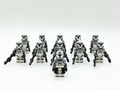 Star Wars Phase 1 Wolfpack Commander Wolffe Clone Troopers Minifigures Set