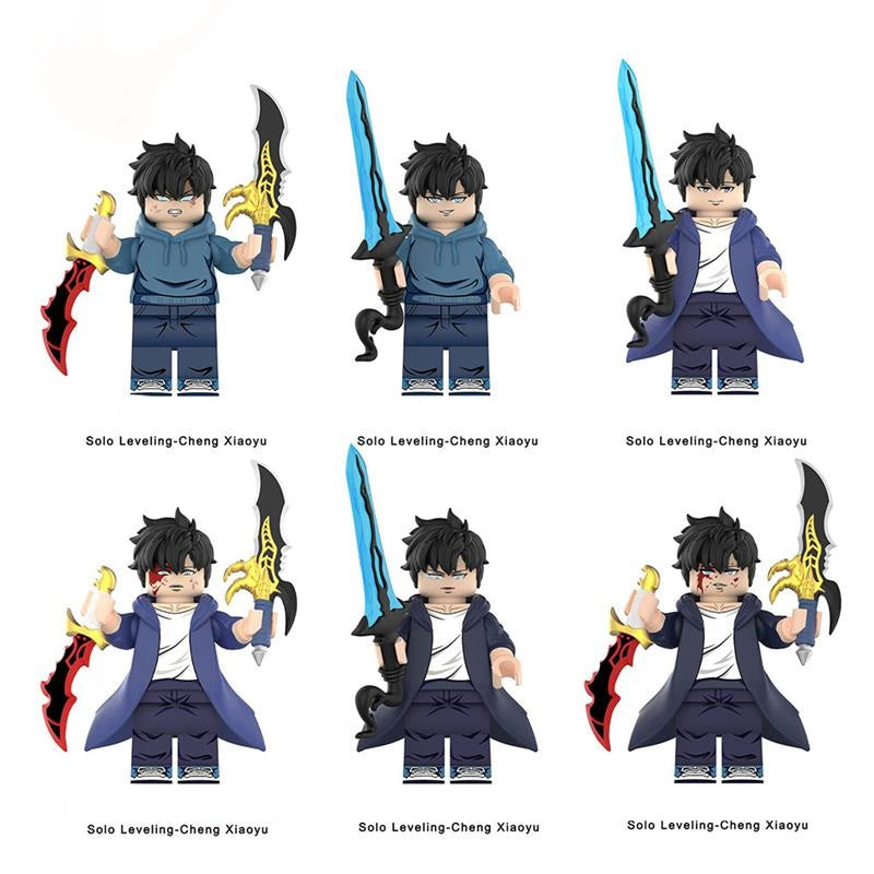 Solo Leveling Sung Jin-woo Custom Anime Minifigures