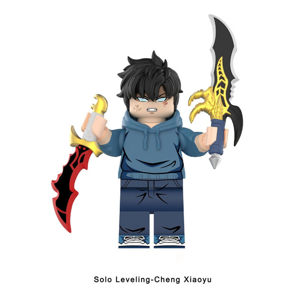 Solo Leveling Sung Jin-woo Custom Anime Minifigures