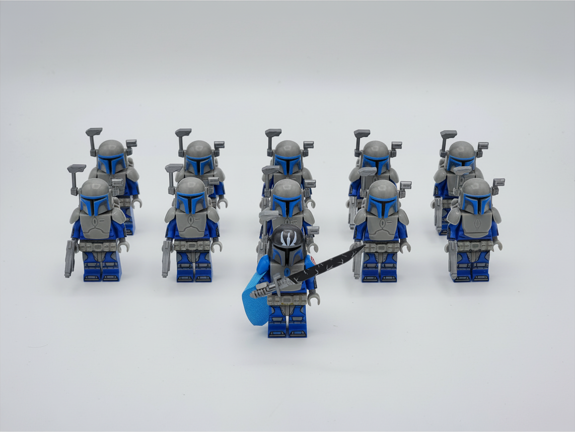 Star Wars Pre Vizsla Death Watch Mandalorian Army 11 Minifigures Set