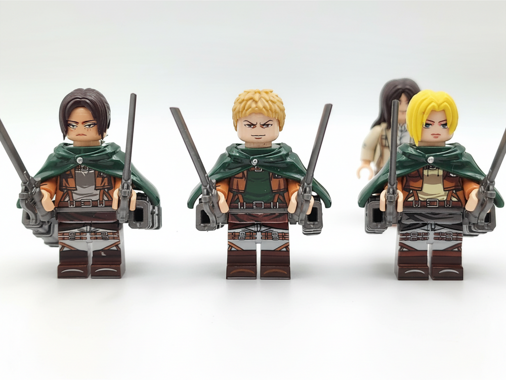 Attack on Titans TV Series Custom Minifigures Set 8pcs Set 2