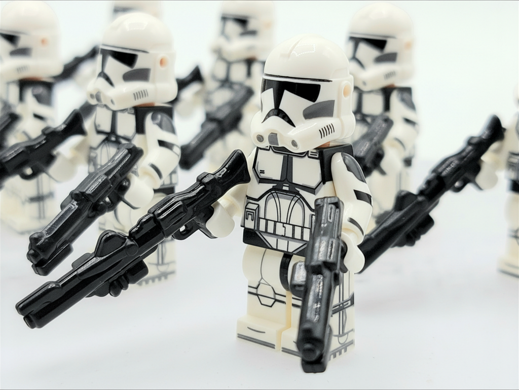 Star Wars Obi Wan Anakin Phase 2 Army Custom Minifigures Set 25pcs