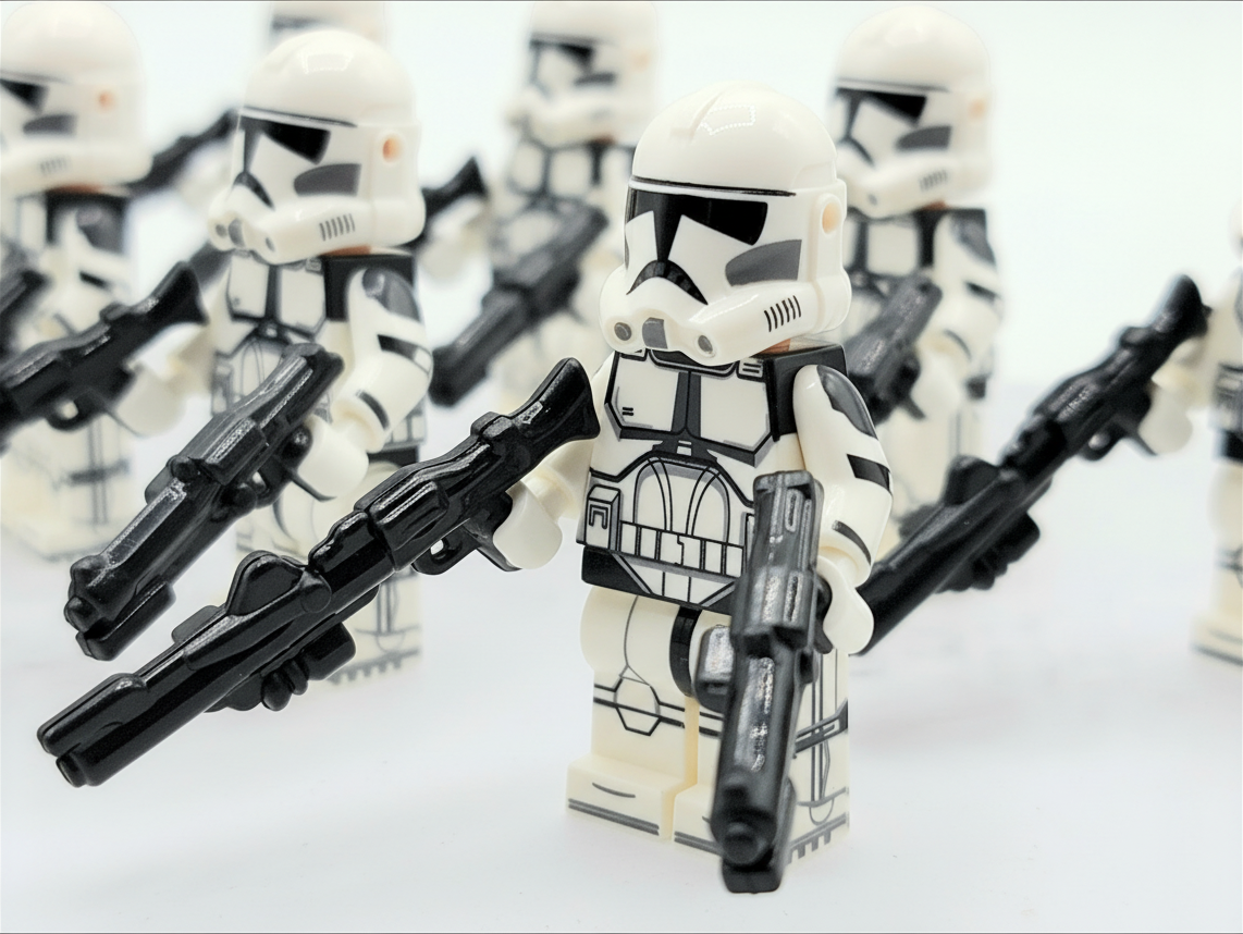 Star Wars Obi Wan Anakin Phase 2 Army Custom Minifigures Set 25pcs