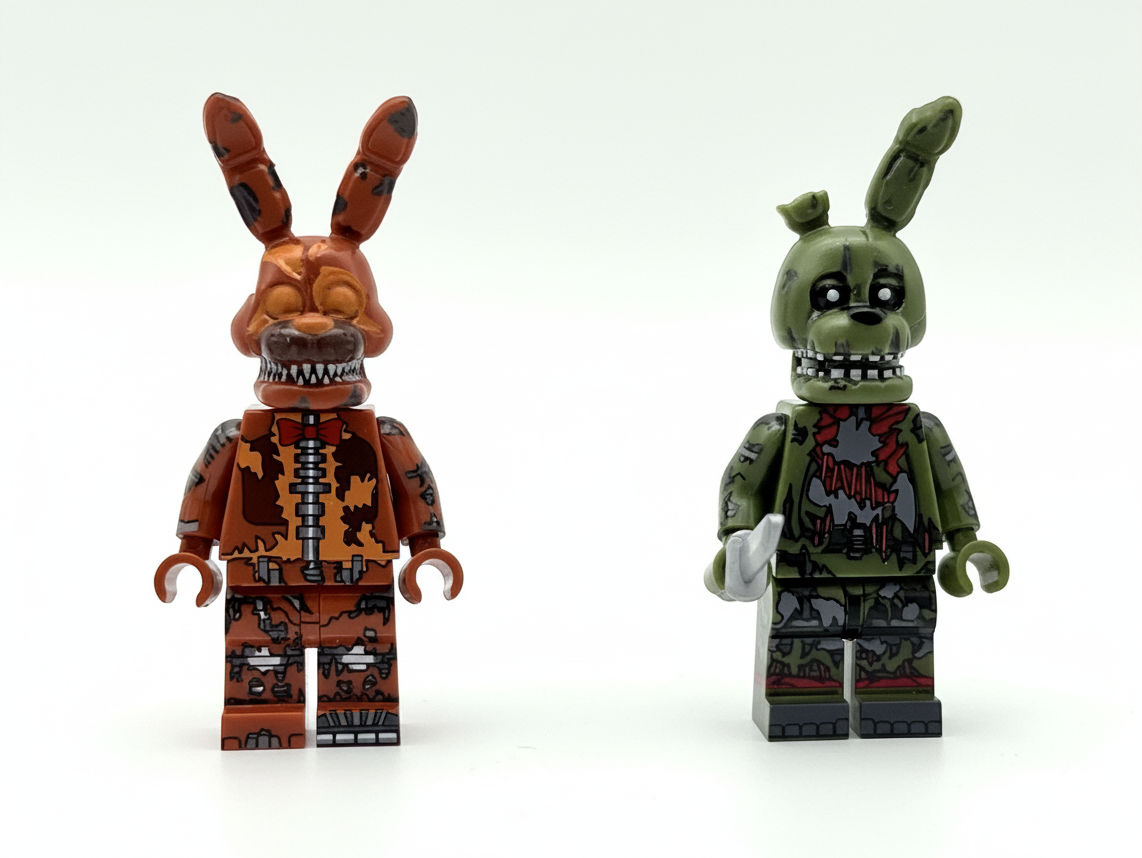 Five Nights at Freddy's Custom Horror Minifigures