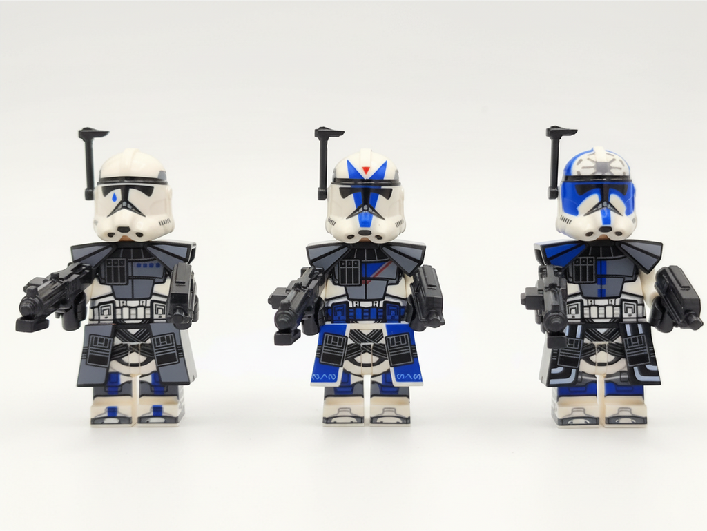 Star Wars Phase 1.5 Captain Fordo with 501st ARC Troopers Custom 9 Minifigures Sets